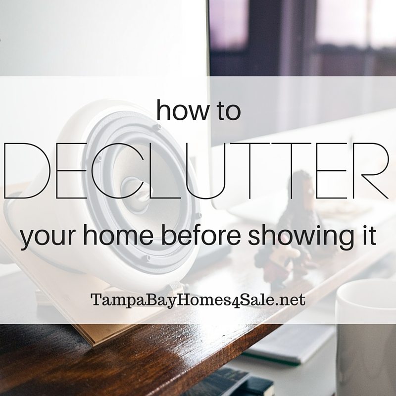 How to Declutter Your Home Before Showings