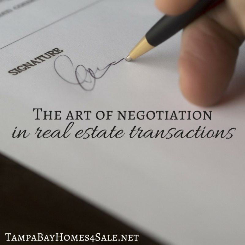 The Art of Negotiation in Tampa Bay Real Estate Transactions