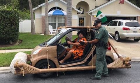 Fred Flintstone Gets Detained In Pasco County