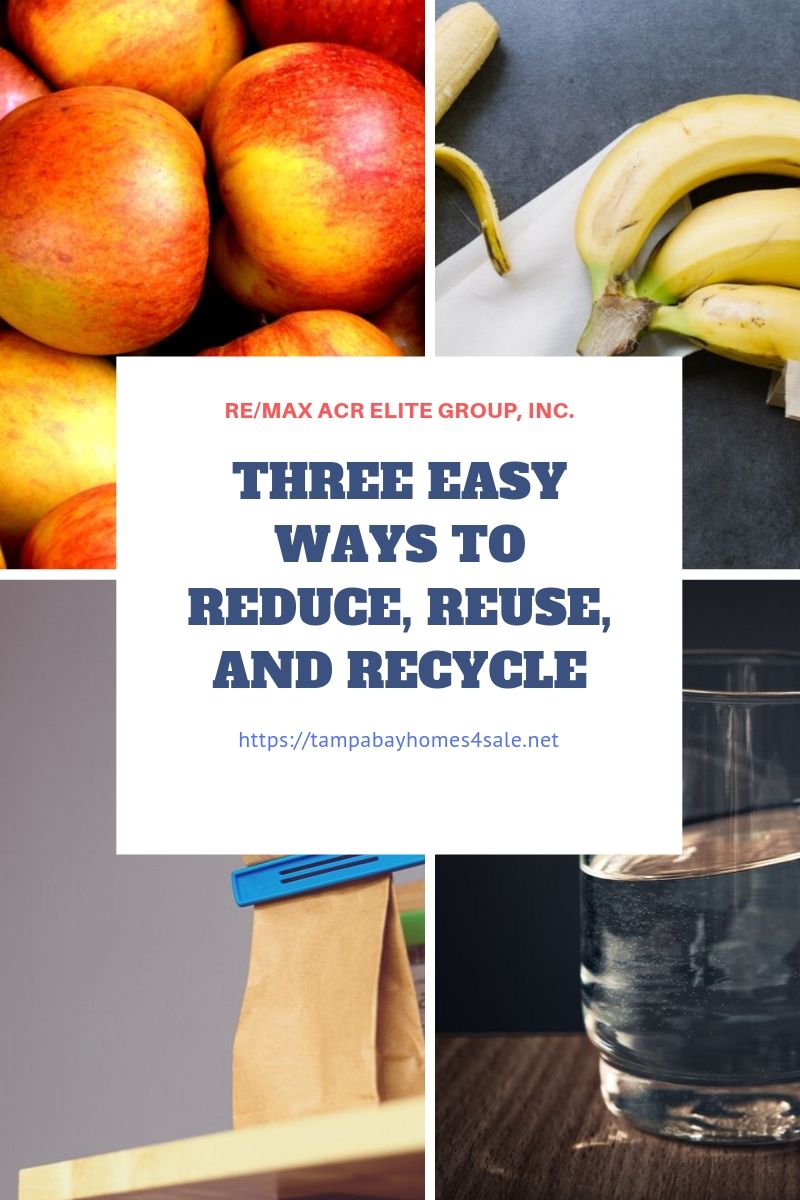 Three Easy Ways to Reduce Reuse and Recycle