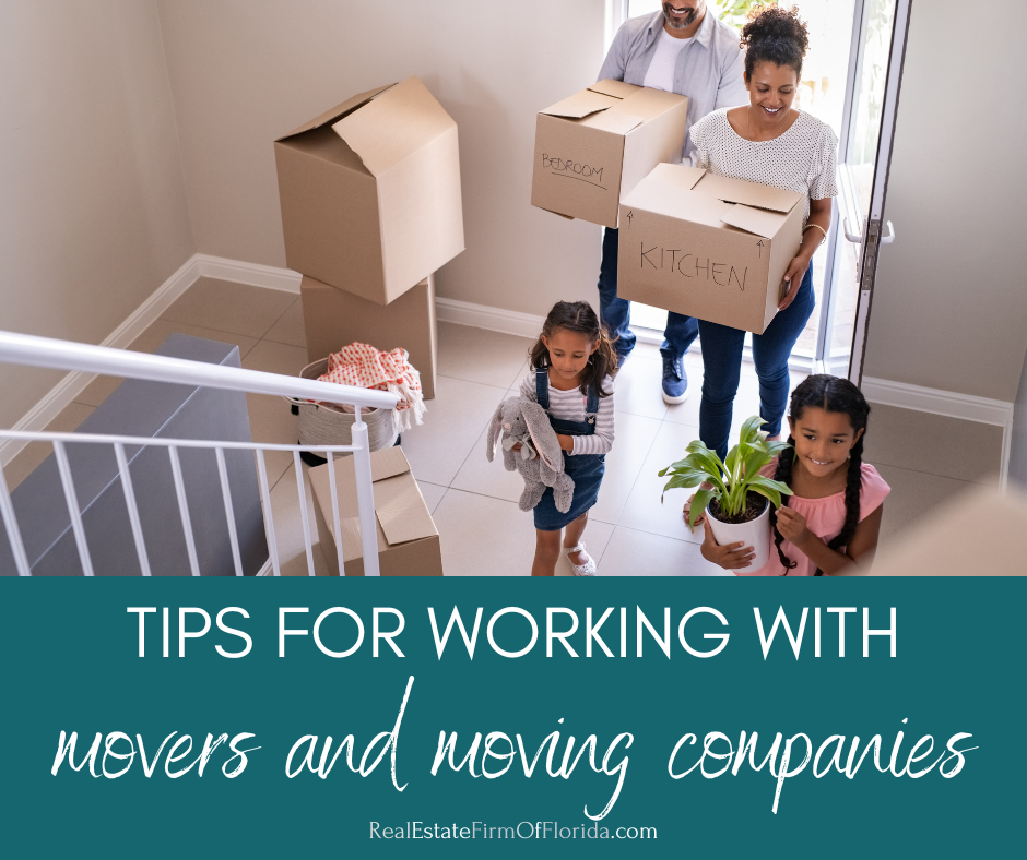 Tips for Working With Movers and Moving Companies