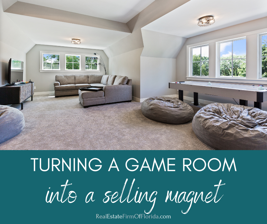 Turning a Game Room into a Selling Magnet