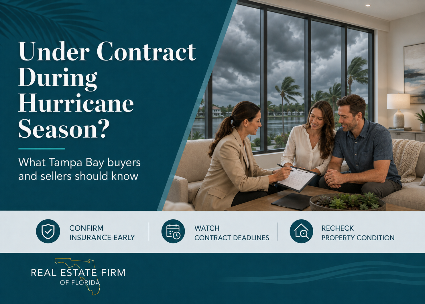 Under Contract During Hurricane Season? What Tampa Bay Buyers & Sellers Should Know